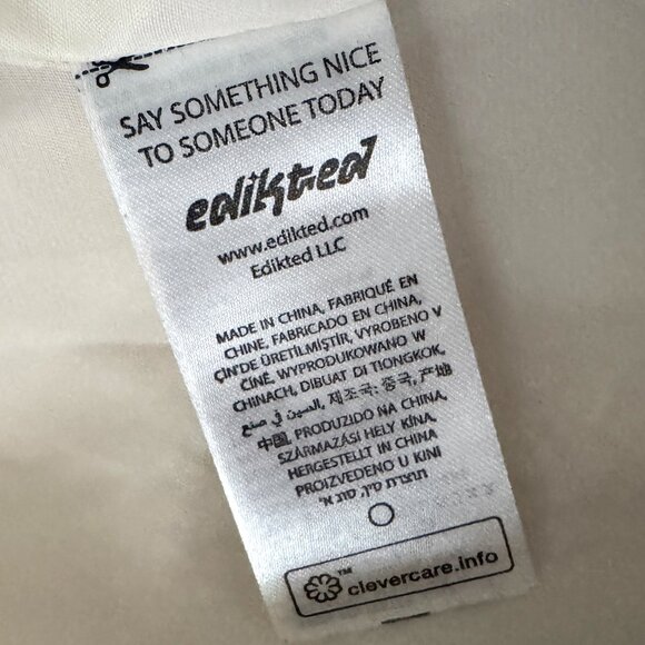 NEW EDIKTED FUZZY WILD FAUX FUR TRIM FAUX SUEDE JACKET FALL COWGIRL GLAM LARGE - Picture 6 of 7